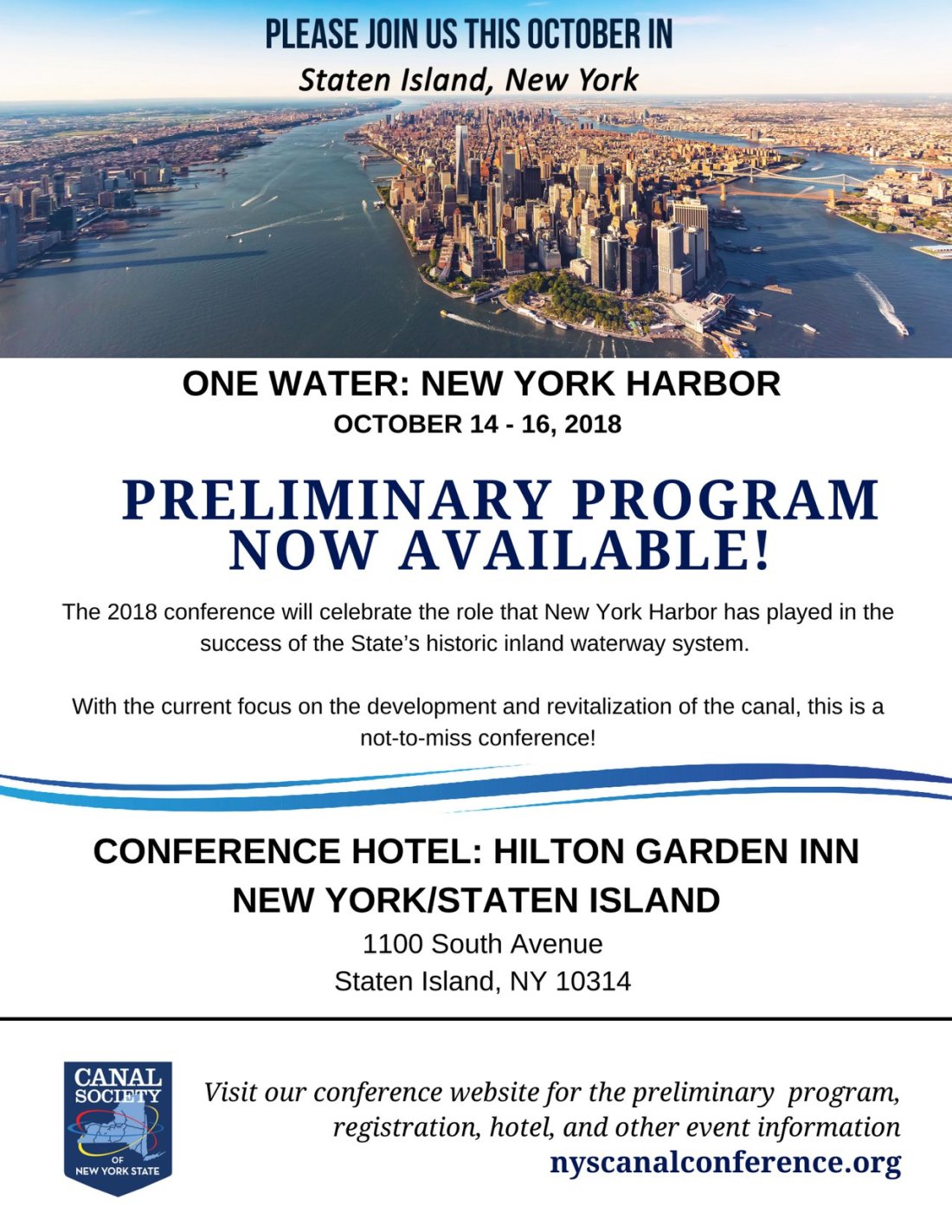 Canal Conf Program Avail